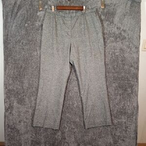 Pendleton Wool N Silk Blend Gray Trousers Lined Work Business Womens 16